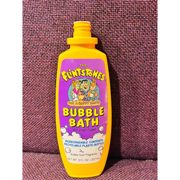Vintage The Flintstones Bubble bath with finger Puppet - Picture 6 of 7